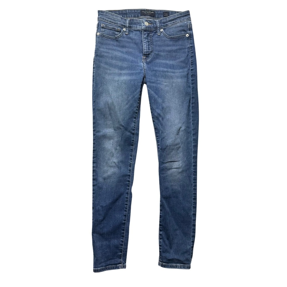 Lucky Brand Ava Skinny Mid Rise Blue Wash Jeans Women's Size 4 27‎ Regular